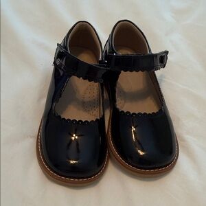 Elephantito Classic Black Patent Kids Mary Jane Shoes